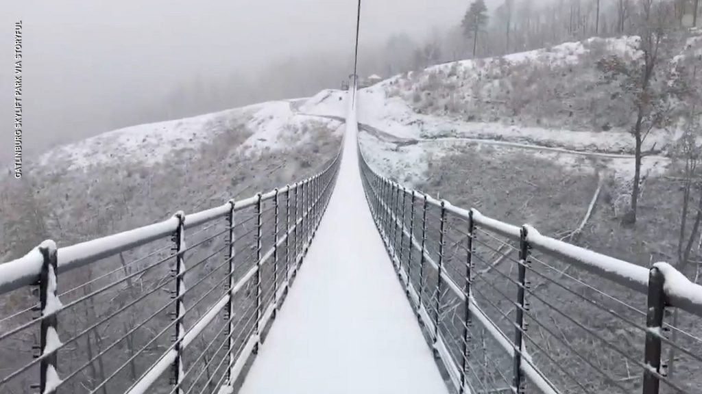 skybridge in snow